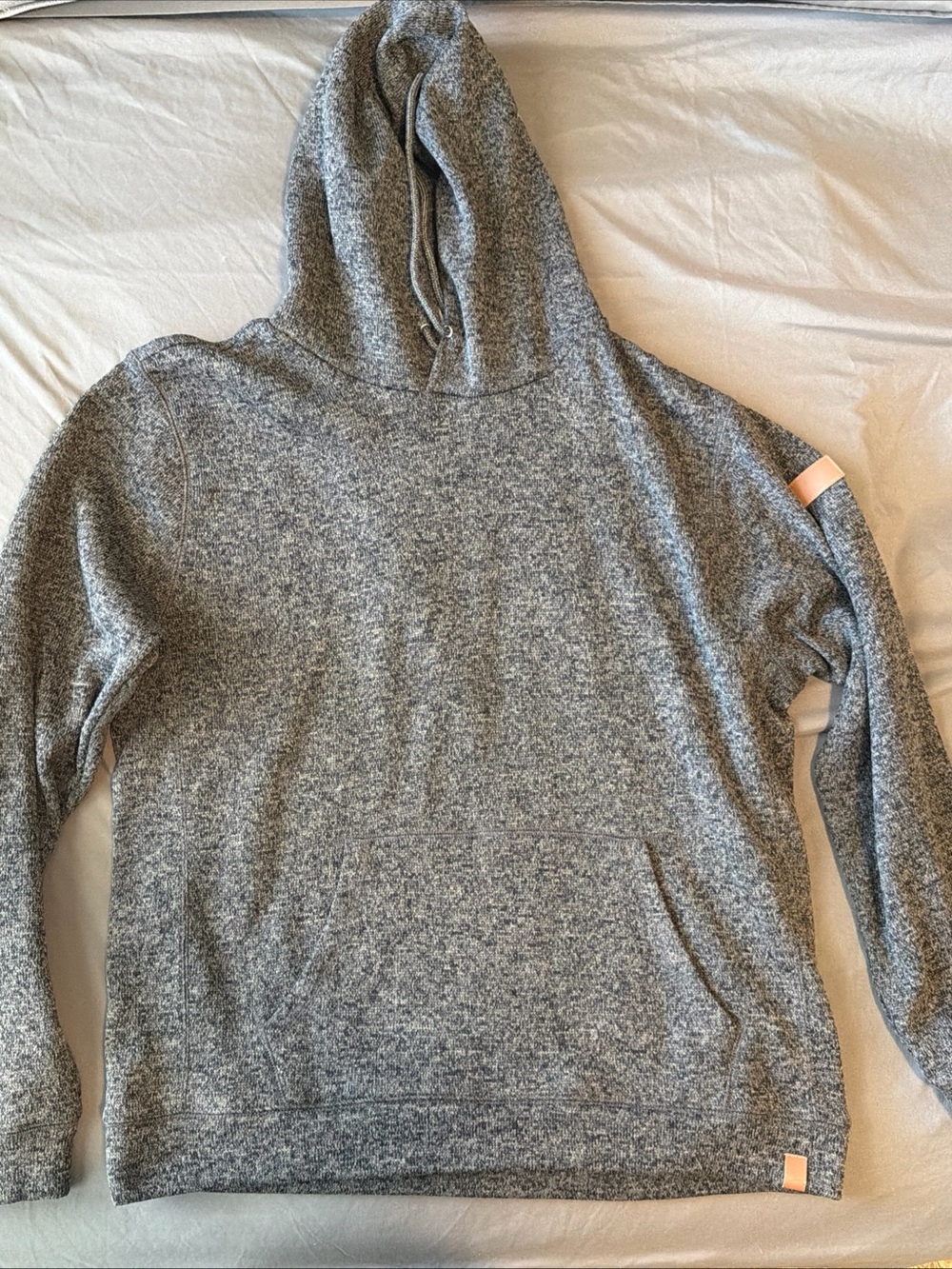 Quiksilver Men's Gray Heather Pullover Hoodie